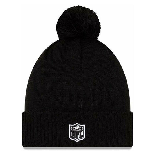 Dallas Cowboys New Era 2019 NFL Fashion Home SPORT KNIT Cuffed Pom Hat - Black