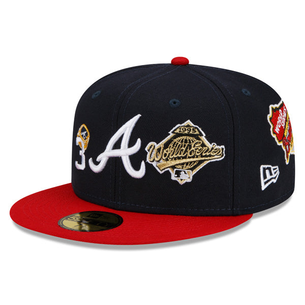 Atlanta Braves New Era MLB Exclusive COUNT THE RINGS 59Fifty Fitted Ha ...