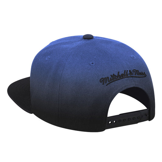 Los Angeles Clippers Mitchell & Ness FADE AWAY Snapback NBA Hat- Blue/Black