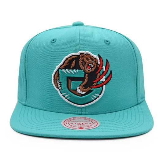 Vancouver Grizzlies NBA Mitchell & Ness CLASSIC G Logo Snapback Hat - Teal