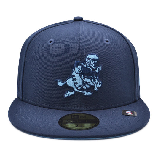 Dallas Cowboys RETRO JOE Exclusive New Era 59Fifty Fitted NFL Hat - Navy/Sky Bottom