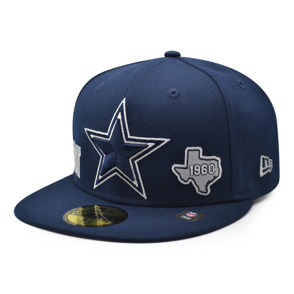 Dallas Cowboys New Era TEAM IDENTITY Exclusive NFL Fitted 59Fifty Hat