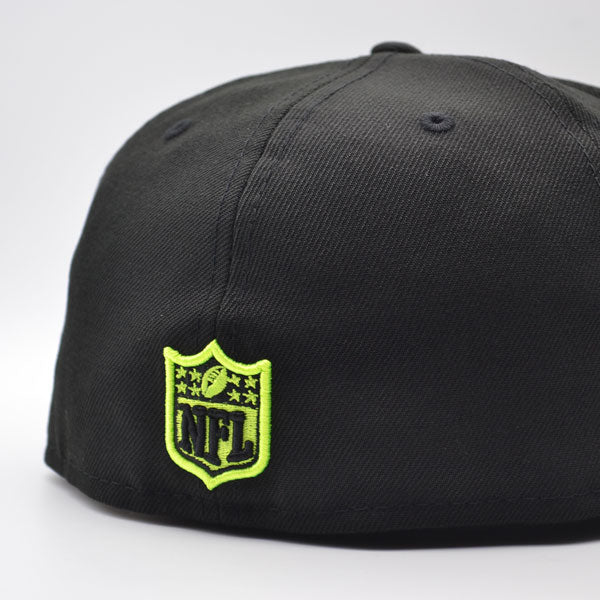 Dallas Cowboys SUMMER POP Exclusive New Era 59Fifty Fitted NFL Hat - Black/Lime