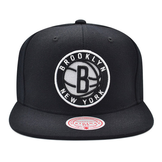 Brooklyn Nets NBA Mitchell & Ness CLASSIC BBALL Snapback Hat -  Black