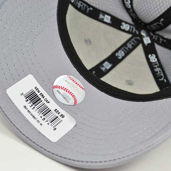 Washington Nationals GRAY NEO FLEX-FIT 39Thirty New Era NHL Hat = Med/Large