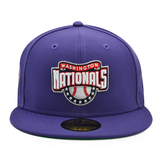 Washington Nationals 2008 INAUGURATION Exclusive New Era 59Fifty Fitted Hat - Purple