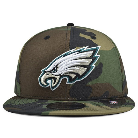 Philadelphia Eagles New Era NFL Woodland Camo Snapback 9Fifty Hat