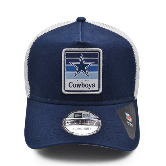 Dallas Cowboys New Era THE GRADIENT 9Forty Snapback Hat - Navy/White