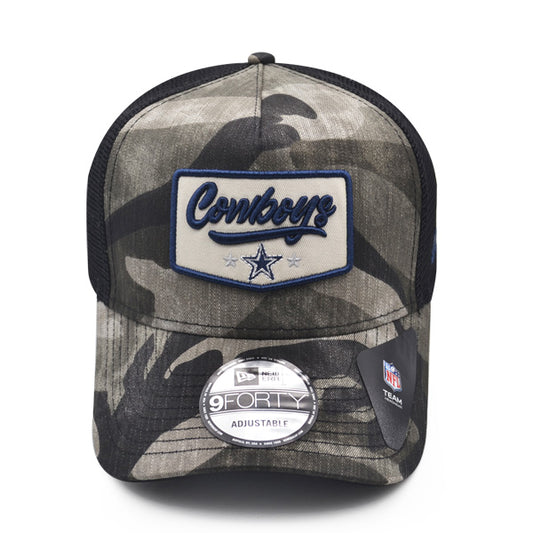 Dallas Cowboys New Era CAMO PATCH 9Forty Snapback Hat - Urban Camo/Black/Navy