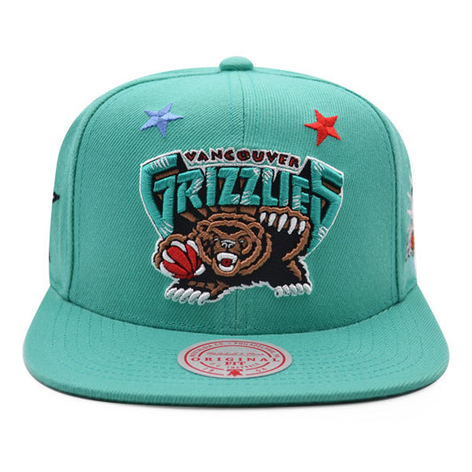 Vancouver Grizzlies NBA 1997 TOP-STAR Mitchell & Ness Snapback Hat - Teal