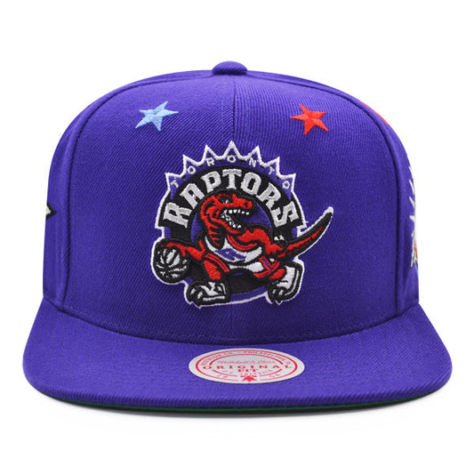 Toronto Raptors NBA 1997 TOP-STAR Mitchell & Ness Snapback Hat - Purple/Red