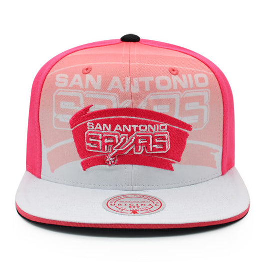 San Antonio Spurs Mitchell & Ness 2012 NBA DRAFT DAY Snapback Hat - Pink