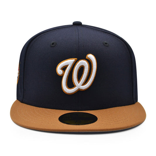 Washington Nationals 2008 INAUGURATION Exclusive New Era 59Fifty Fitted Hat - Navy/Bronze