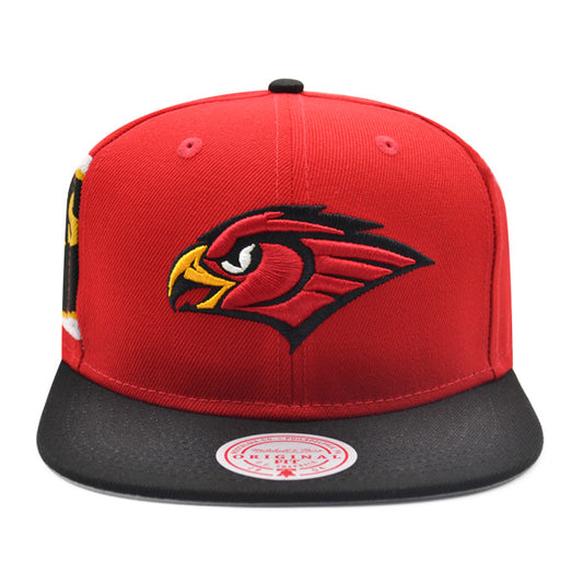 Atlanta Hawks Mitchell & Ness JUMBOTRON Snapback Hat - Red/Black