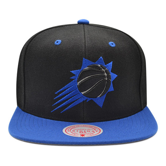 Phoenix Suns Mitchell & Ness BLACK ROYALTY Snapback Hat - Black/Royal