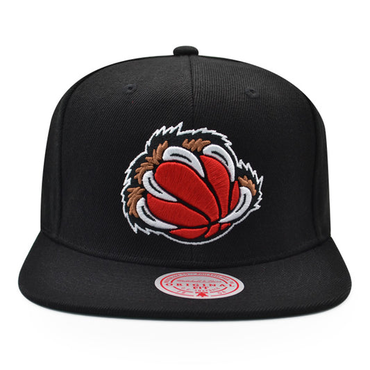 Vancouver Grizzlies Mitchell & Ness THE CLAW Snapback Hat - Black/Red