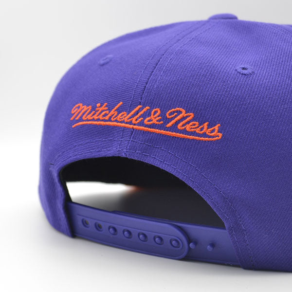 Phoenix Suns Mitchell & Ness NBA FRONT LOADED Snapback  Hat-Purple/Orange