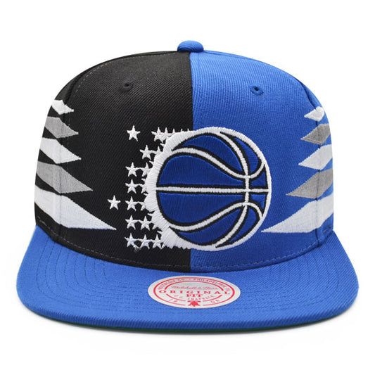 Orlando Magic Mitchell & Ness DIAMOND CUT Snapback HWC Hat - Royal/Black/Silver