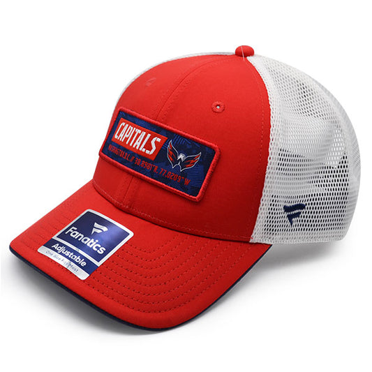 Washington Capitals Fanatics ICONIC Trucker Mesh NHL Snapback Hat - Red/Navy