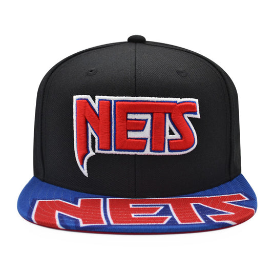 New Jersey Nets Mitchell & Ness SWINGMAN POP Snapback Hat - Black