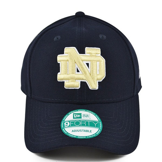 Notre Dame Fighting Irish New Era THE LEAGUE 9Forty Adjustable Velcro Strap NCAA Hat