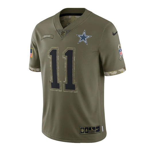 Micah Parsons Dallas Cowboys Nike 2022 Salute To Service Limited Jersey - Olive