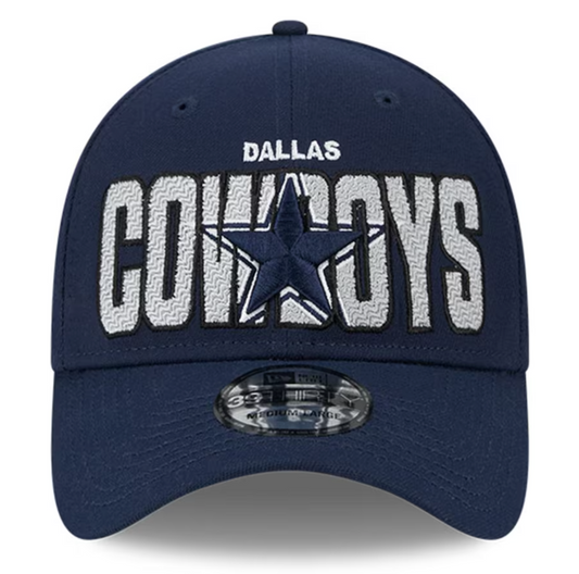 Dallas Cowboys New Era 2023 NFL Draft 39THIRTY Flex Hat - Navy