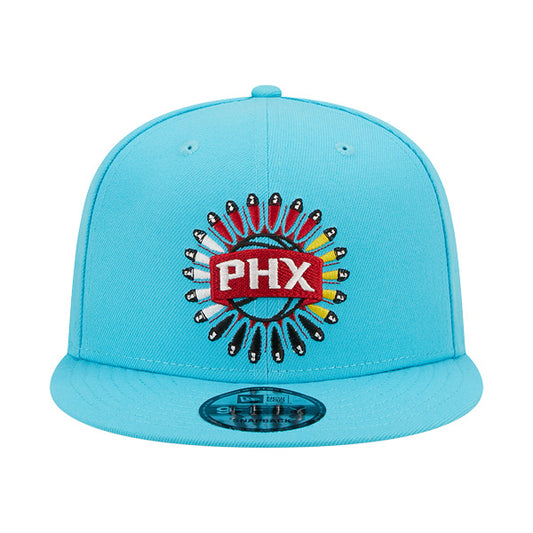 Phoenix Suns New Era NBA 2022-23 CITY EDITION Alternate 9Fifty Snapback Hat – Vice Blue