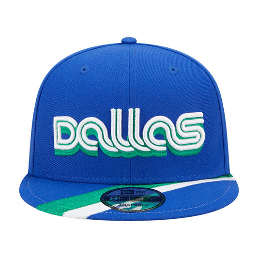 Dallas Mavericks New Era NBA 2022-23 CITY EDITION 9Fifty Snapback Hat - Royal/Green