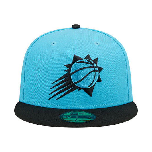 Phoenix Suns New Era NBA 2022-23 CITY EDITION 59Fifty Fitted Hat - Vice Blue/Black