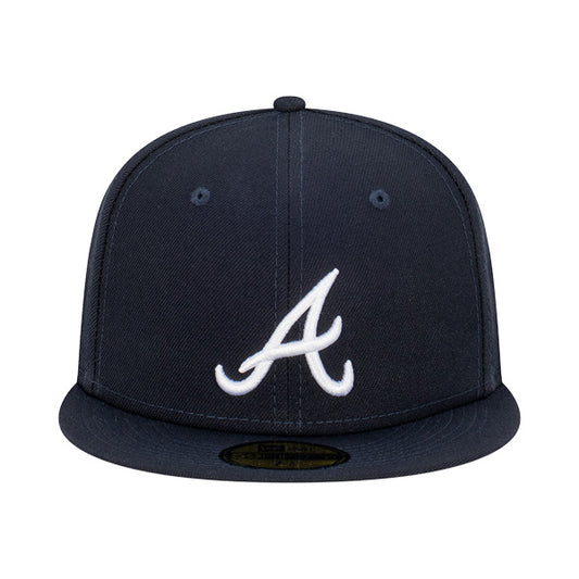 Atlanta Braves 2021 WORLD SERIES New Era Exclusive 59Fifty Fitted Hat - Navy/White