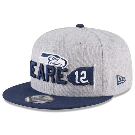 Seattle Seahawks New Era 2018 NFL Draft On-Stage 9Fifty Snapback Hat - Graphite