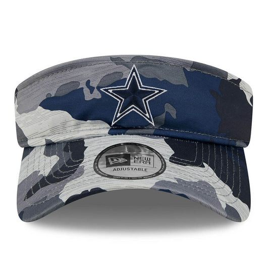 Dallas Cowboys New Era Official 2022 NFL Training Camp Adjustable Visor - Camo